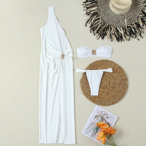 Bikini Uni Sexy avec Robe