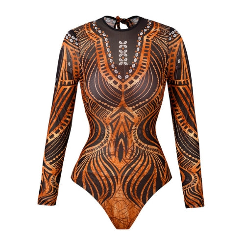 Body de Plage Manches Longues