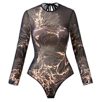 Body de Plage Manches Longues
